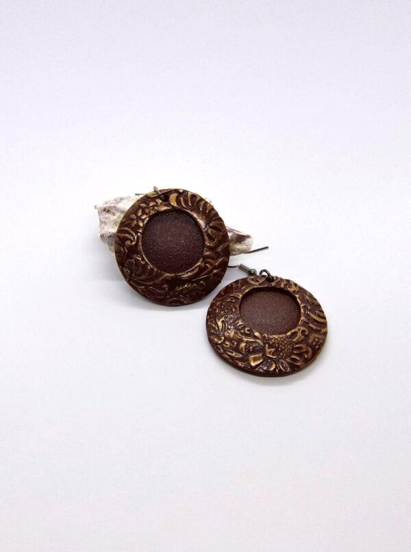 Floral brown