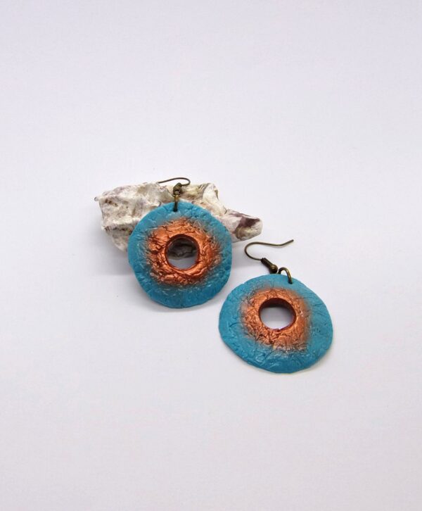 Turquoise-copper disc